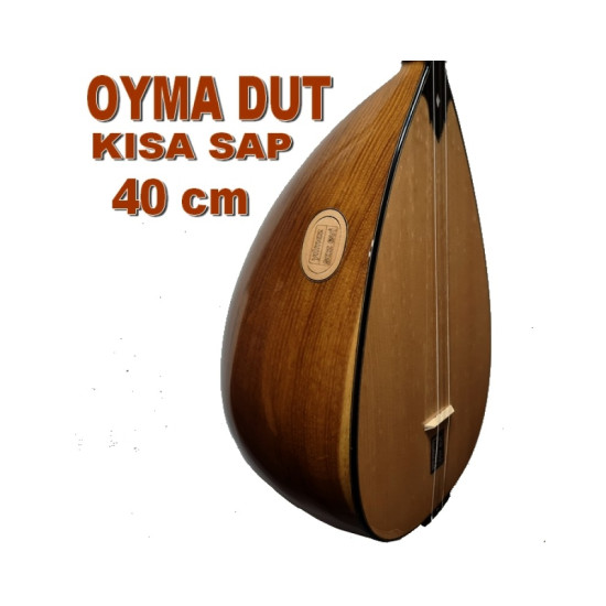 Kısa Sap Oyma Dut Bağlama 40 cm.