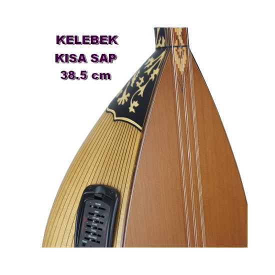 Kelebek Bağlama Kısa Sap  38 cm