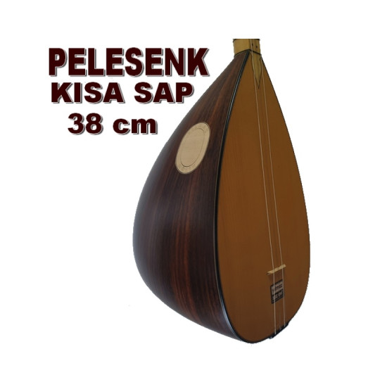 Kısa Sap Bağlama Pelesenk 40 cm